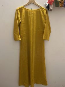 Stylish Yellow &amp; Teal Kurta