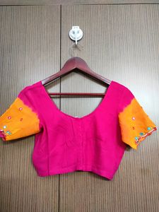 Georgette Saree With Blouse And Petticoat