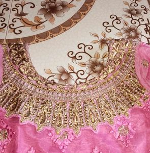 🌺Bright Pink Embroidered Suit Set with Inner 🌺