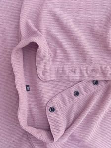 Men's Henley Shirt - Rose Pink