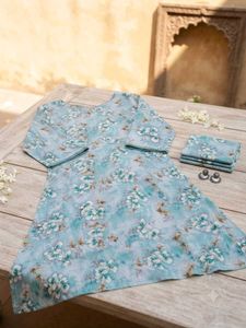 Beautiful Floral Anarkali Suit