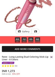 fwee dual lipstick