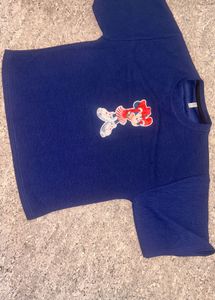Minnie Mouse crop Top
