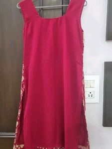 red partywear suit