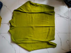 Lime Green Knit Sweater