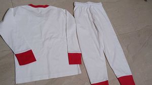 Kidzee White &amp; Red Pyjama Set