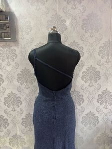 Sparkling One-Shoulder Maxi Dress