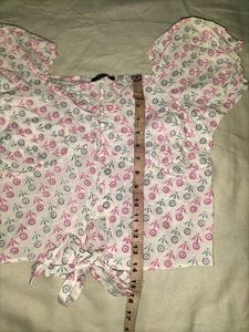 Printed Crop Top