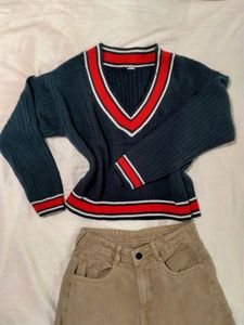 Vintage V-Neck Sweater