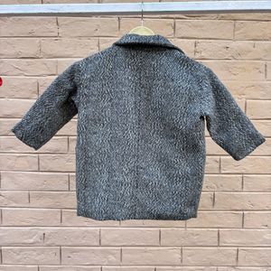 Stylish Kids Unisex Herringbone Coat