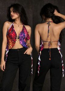139. Bohemian Halterneck Bikini Top