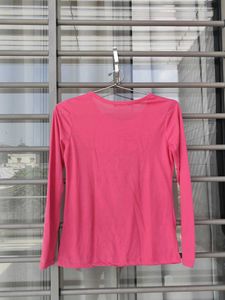 Vibrant Pink Long Sleeve Top