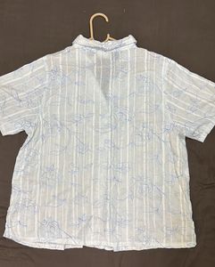 WHITE STAG Floral Print Button-Up Shir