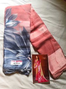 Beautiful Floral Print Saree