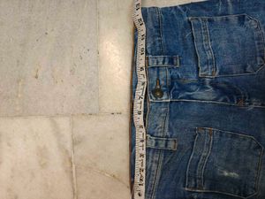 ZARA Flared Blue Denim Jeans