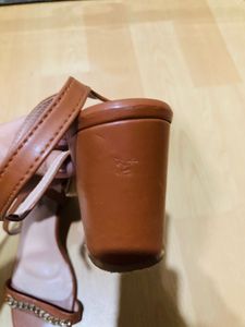 Pretty Brown Block Heels For Women