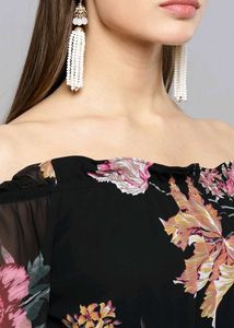 Floral Off-Shoulder Dress