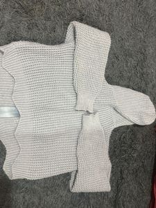 Hooded Knit Cardigan