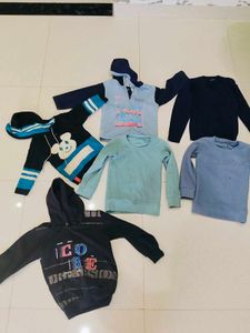 6 Kids Hoodies and Sweaters Bundle