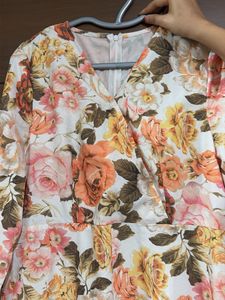 Floral Print Maxi Dress