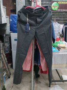 Men's Gray Formal Trousers
