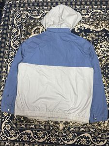 Two-Tone Hooded Jacket