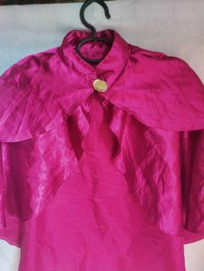 Vintage Pink Cape Top