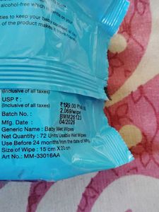 33.Mee Caring Baby Wet Wipes(combo of 2)