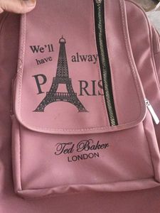 Cute Paris Themed Backpack
