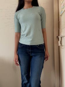 Sage green top brand new with tags