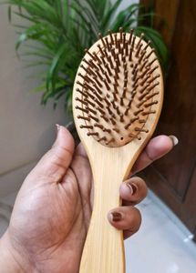 Wooden Bristle Hair Brush and massager