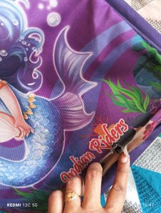 Cute Mermaid Rolling Backpack