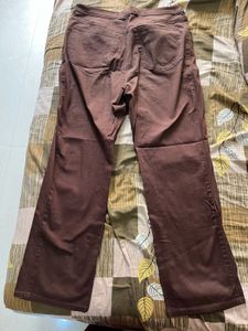Brown Wide Leg Trousers - Unused
