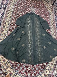 Embroidered Abaya Style Gown