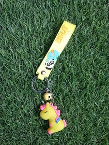 Cute Unicorn Keychain With Attractive Strap