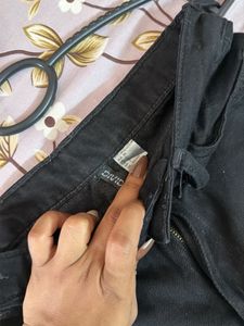 H&amp;M Classic Black Wide Leg Jeans
