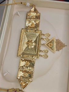 Exquisite Gold-Plated Choker Necklace