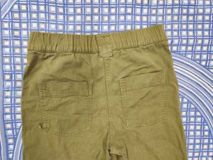 BERSHKA |Olive Green Jogger Pants
