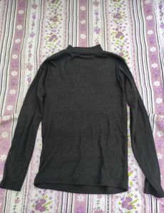 Classic Mock Neck Long Sleeve Top