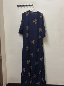Elegant Navy Blue Maxi Dress