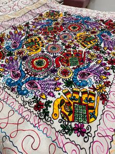 Full Embroidered Bedcover / Bedsheet