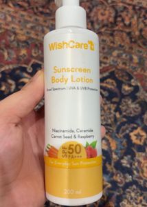 WishCare Sunscreen Body Lotion SPF 50