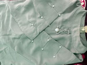 Stylish Pearl Embellished Kurta for Women