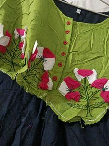 Bohemian Floral Embroidered Maxi Dress