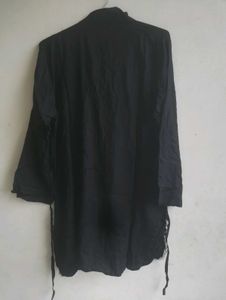 Embroidered Black top