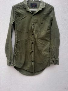 Dark Olive Green Shirt