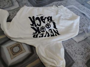 Cream Graphic Hoodie