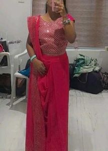 Stunning Pink Sequined Lehenga Choli
