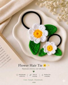set of four Crocheted hair tie✨at 99✨