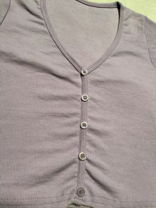 Lavender Crop Top